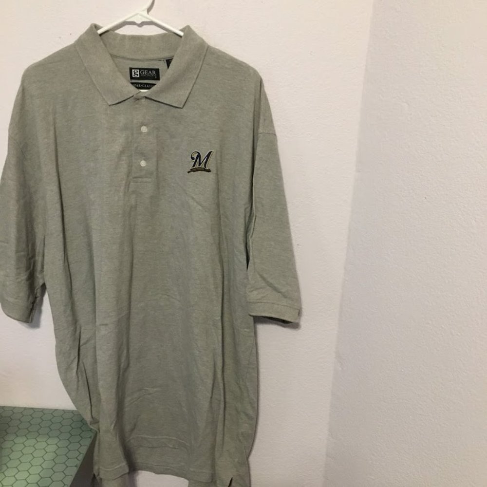 Milwaukee Brewers XXL tall Polo